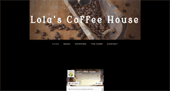 Desktop Screenshot of lolascoffeehouse.com